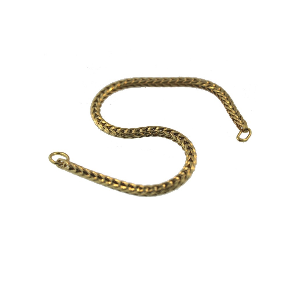 Trollbeads Original Foxtail 25218 Bracelet Gold 7.1 (6.1 actual) inch - $799.20