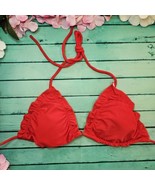 MALIA Red Wavey Triangle Bikini Top Medium M NEW Swim Swimwear - £11.81 GBP