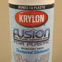Krylon Fusion for Plastic Aerosol Spray Paint 2524 WHITE SANDS TEXTURED ... - $38.69