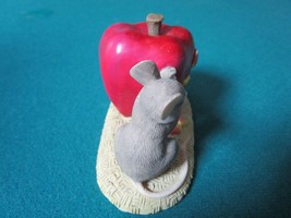 CHARMING TAILS BY FITZ &amp; FLOYD FIGURINE &quot;CANDY APPLE&quot; INSPIRATIONAL - £15.56 GBP