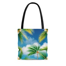 Whispering Palms Tote Bag (AOP) - Small - $21.67