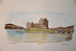 Eilean Donan castle. Scotland. Scottish castle. - $60.00