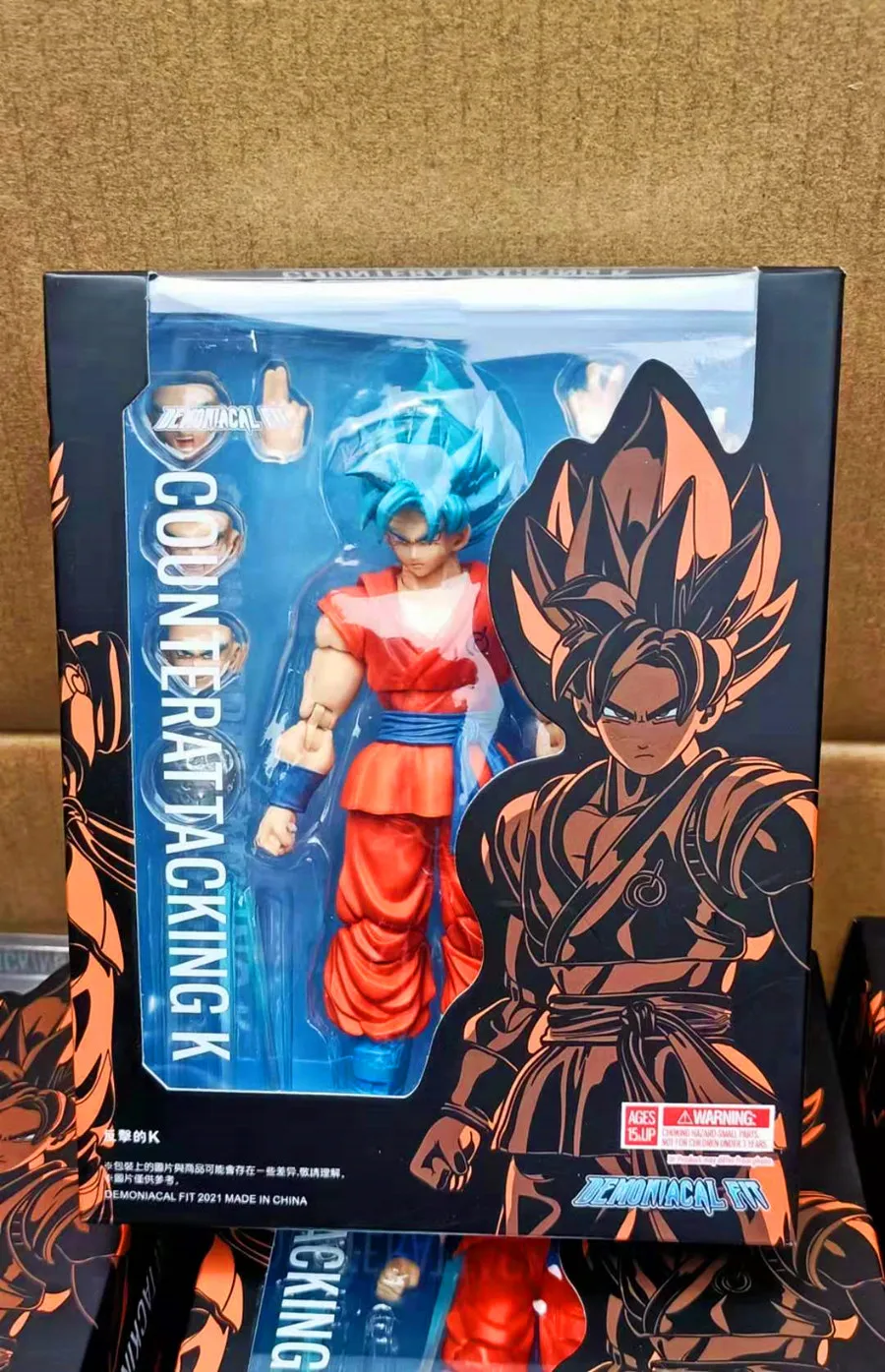 In Stock Demoniacal Fit DF Counter Attacking K Son Goku Action Figures Model Toy - £136.46 GBP