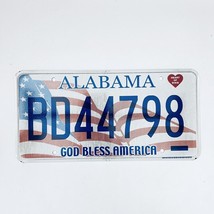 United States Alabama God Bless America Passenger License Plate BD44798 - £11.82 GBP