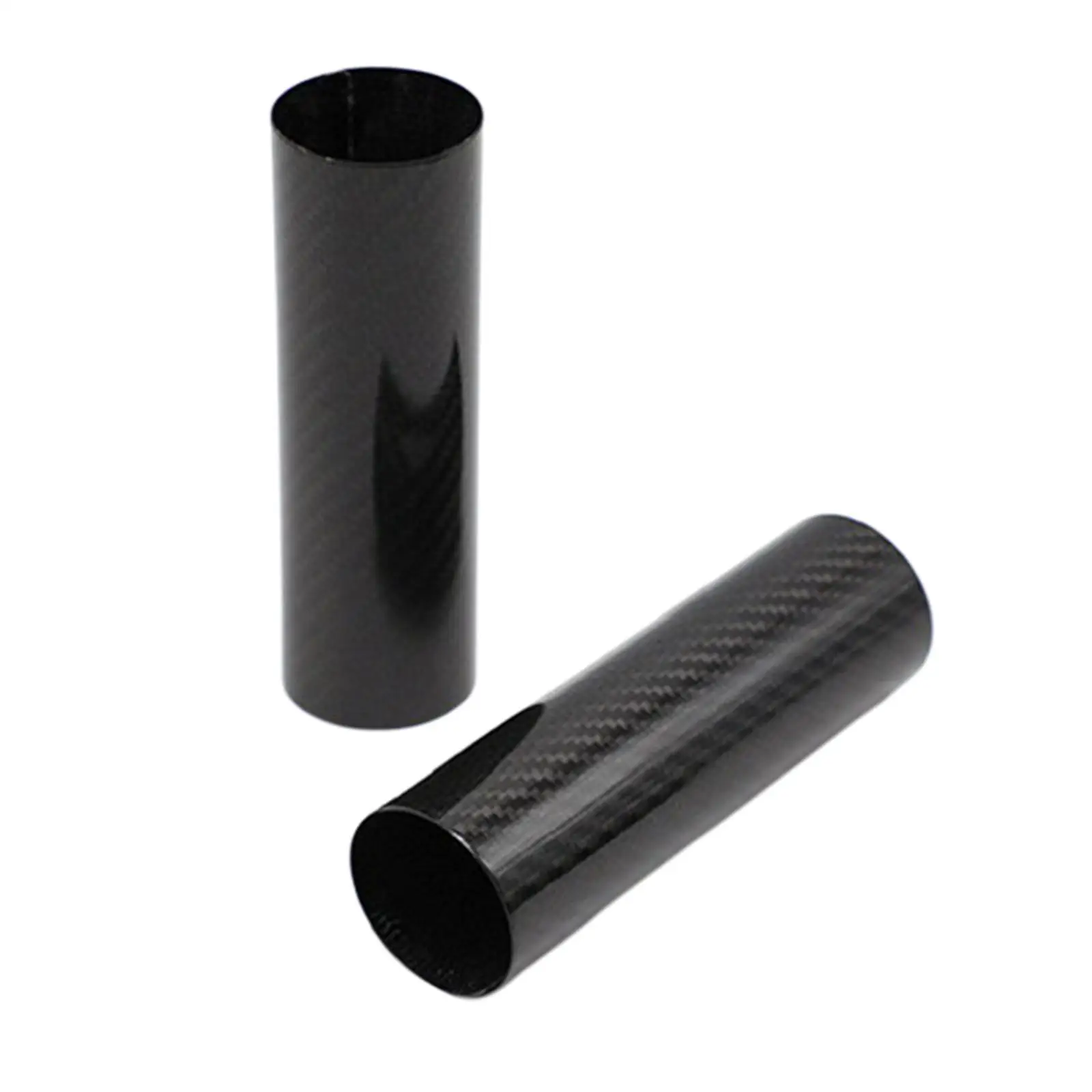 2Pcs Carbon Fiber Motorcycle Front Fork Shock Absorber Wrap Cover Protector - £27.93 GBP