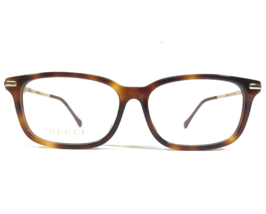 Gucci Eyeglasses Frames GG0886OA 002 Tortoise Gold Rectangular 54-14-145 - £132.22 GBP