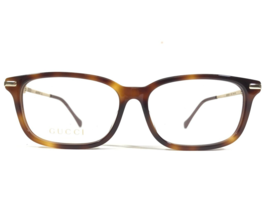 Gucci Eyeglasses Frames GG0886OA 002 Tortoise Gold Rectangular 54-14-145 - £133.94 GBP