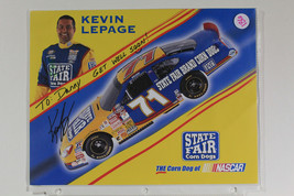 Kevin LePage Signed Autographed Auto Racing Promo 8x10 Photo - $12.99