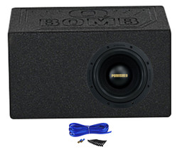 Rockville Punisher 8D2 8&quot; 750w RMS Competition Car Subwoofer + Vented Sub Box - £240.79 GBP