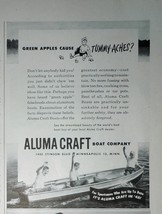 Aluma Craft Boat Company Advertising Print Ad Art 1940s - £3.95 GBP