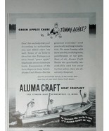 Aluma Craft Boat Company Advertising Print Ad Art 1940s - $6.84 CAD