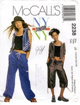 McCall&#39;s 2238 Junior Jacket or Vest w/Hood Pants 2 Lengths Size 1/2-7/8 UNCUT FF - £8.34 GBP