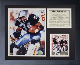 Bo Jackson Framed 11X14-Inch Photo Collage, &quot;Legends Never Die,&quot; Black. - £39.13 GBP