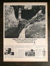 Vintage 1965 Johnny Walker Red Scotch Whiskey Spanish Full Page Original Ad 721b - £5.30 GBP