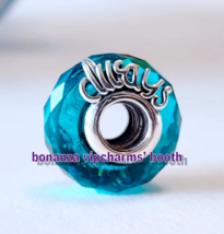 2023 Summer 925 Sterling Silver Moments Faceted Murano Glass Friendship ... - $7.80