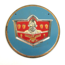 Vintage 1950s Wheaties Cereal DeSoto Metal Automobile Car Emblem Badge 3&quot; Round - £10.15 GBP
