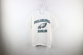 Vintage 90s Mens XL Distressed Spell Out Philadelphia Eagles Football T-Shirt - £31.61 GBP