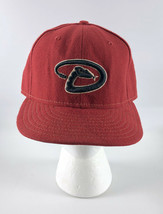 Arizona Diamondbacks New Era 5950 Fitted Baseball Hat Red Vintage USA - 7 1/2 - $19.79