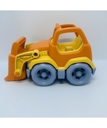 Green Toys Yellow &amp; Orange Bulldozer Construction Truck Preschool - $11.56