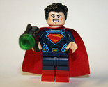 Building Block Superman with kryptonite gun DC Minifigure Custom - $6.00