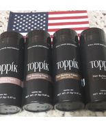 Toppik Hair Building Fibers 27.5 gram Black, Dark, Medium & Light Brown, Blonde - $11.99