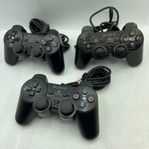 Lot Of 3 Sony PS2 PlayStation Dualshock Controller For Parts/Repair - £11.07 GBP