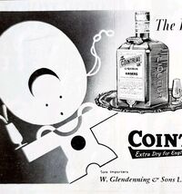 1952 Cointreau Liqeuer Extra Dry England Advertisement Sphere UK Import ... - $14.01 CAD