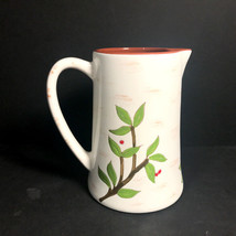 Christmas ceramic drink pitcher, Woodberry Holiday hostess Christmas gift - £44.90 GBP