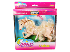 Vintage 1996 Breyer Dapples Chelsea # 96102 Horse BIN W/ Pink Comb - £32.48 GBP