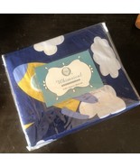 5th Ave Whimsical Collection 3pc Kids sheet set FULL Rocket ship In The ... - $17.68