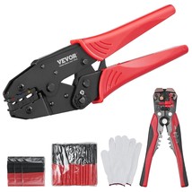 VEVOR Ratcheting Crimping Tool Set For Insulated Electrical Connectors AWG22-10  - £45.07 GBP