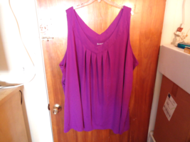 Womens Romans Size 6X 42/44 Purple Sleeveless Top &quot; GREAT TOP &quot; - £17.53 GBP