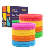 Fun Pull And Stretch Tubes For Kids - Pop, Bend, Build, And Connect Toy,... - £28.13 GBP