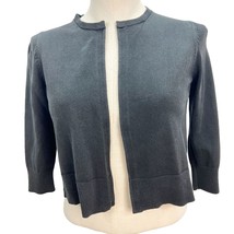 Ann Taylor Cardigan Sweater XS Black  3/4 Sleeves - £18.68 GBP