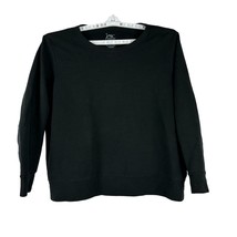 JMS Just My Size Women&#39;s Comfortblend Soft Sweats Sweatshirt Size 2X Black - £11.66 GBP