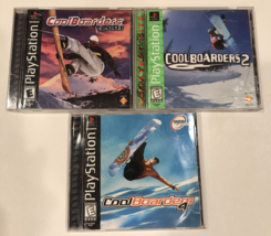 cool boarders 2, 4, and 2001 ps1 game lot - $22.28