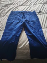 Cherokee XL Nursing Scrubs Blue Pants petite - £23.26 GBP