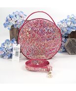 Brahmin Coral Snapdragon Lokelani Iridescent Leather Lane Crossbody Bag NWT - $390.56