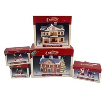 Lot 5 Lemax Village Collection Dickensvale Stratford School House 1995 +... - $50.00
