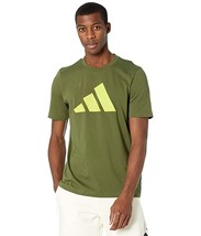 Adidas Men&#39;s Sportswear Future Icons Logo T-Shirt Wild Pine Green-Small - $24.88