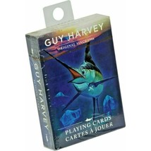 Rivers Edge Guy Harvey Playing Cards Marlin Fish Sea Life 56 Unique Images NIB - £9.40 GBP