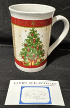 Royal Norfolk Holiday Coffee Mug Greenbrier International Christmas Tree cup - £17.51 GBP