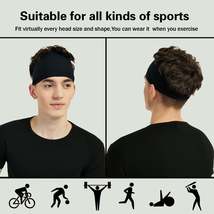 Pilamor Sports Headbands for Men (5 Pack),Moisture Wicking Workout Headband, Swe - £17.30 GBP