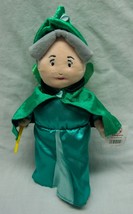 Walt Disney Sleeping Beauty Fauna The Green Fairy 10&quot; Plush Stuffed Doll New - £15.69 GBP