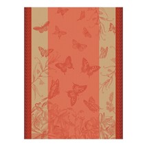 Le Jacquard Francais Jardin Des Papillons Pink Butterfly Tea or Kitchen Towel - $28.00