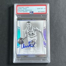 2015 Panini National Treasure 10/25 #132 JERRY WEST Signed Card Auto Grade 10 PS - £186.71 GBP