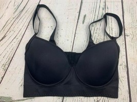 AMBRIELLE Wireless LACE Plunge Bralette ~ Medium New w/Tags Black Removable  Pads