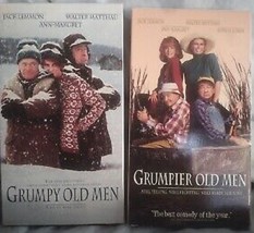 Lot: Grumpy Old Men + Grumpier Old Men VHS Movies, Comedy Adventure Action Films - £8.63 GBP