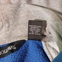 Holloway SHORTER SOFTBALL Men’s Blue & Gray Cotton Blend Hoodie Sweatshirt Sz S image 5