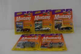 Johnny Lightning Ford Mustang Illustrated New NIB Diecast Car Lot of 5 - £49.02 GBP